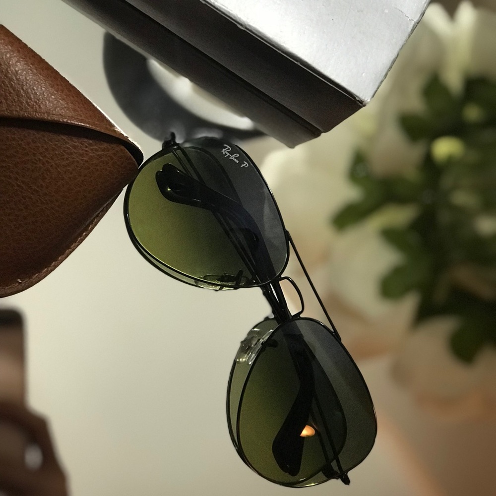 [NEW] Ray-Ban Polarized Aviators 58mm
